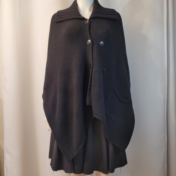 +J Jil Sander for Uniqlo Wool Knitted Cape - Picture 11 of 12